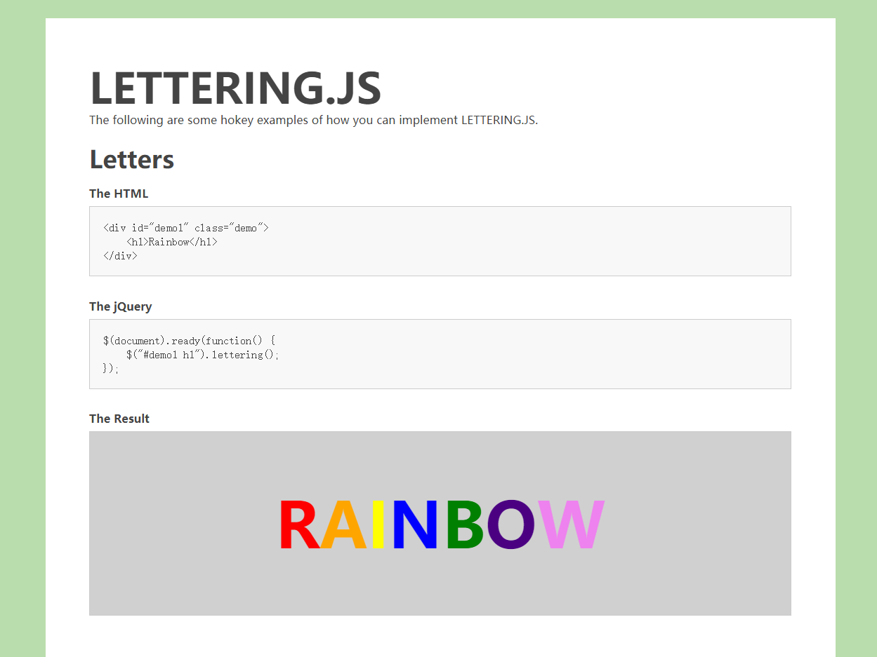 jQuery 文字变色特效代码下载